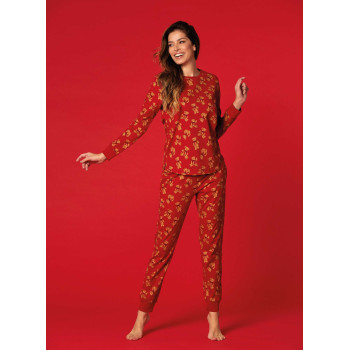 Pijama de NAVIDAD de mujer con ositos JADEA 5188