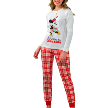 SABOR Disney-Familienpyjama mit Weihnachtsmotiv