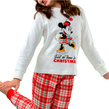 Pijama familiar Disney temática navideña SABOR para niña