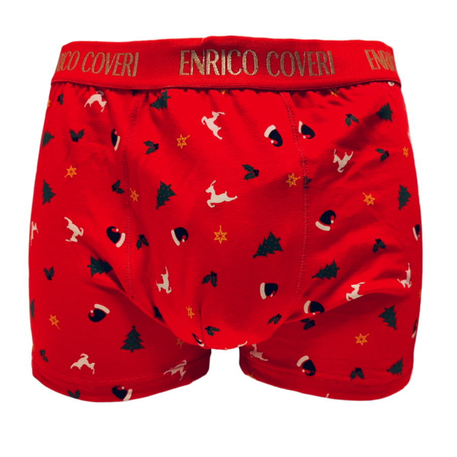 Boxer de Noël pour homme ENRICO COVERI idée cadeau