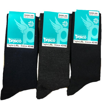 PRISCO Extra Comfort Winter Long Socks in Stretch Wool