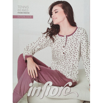 Warm cotton pajamas for girls INFIORE