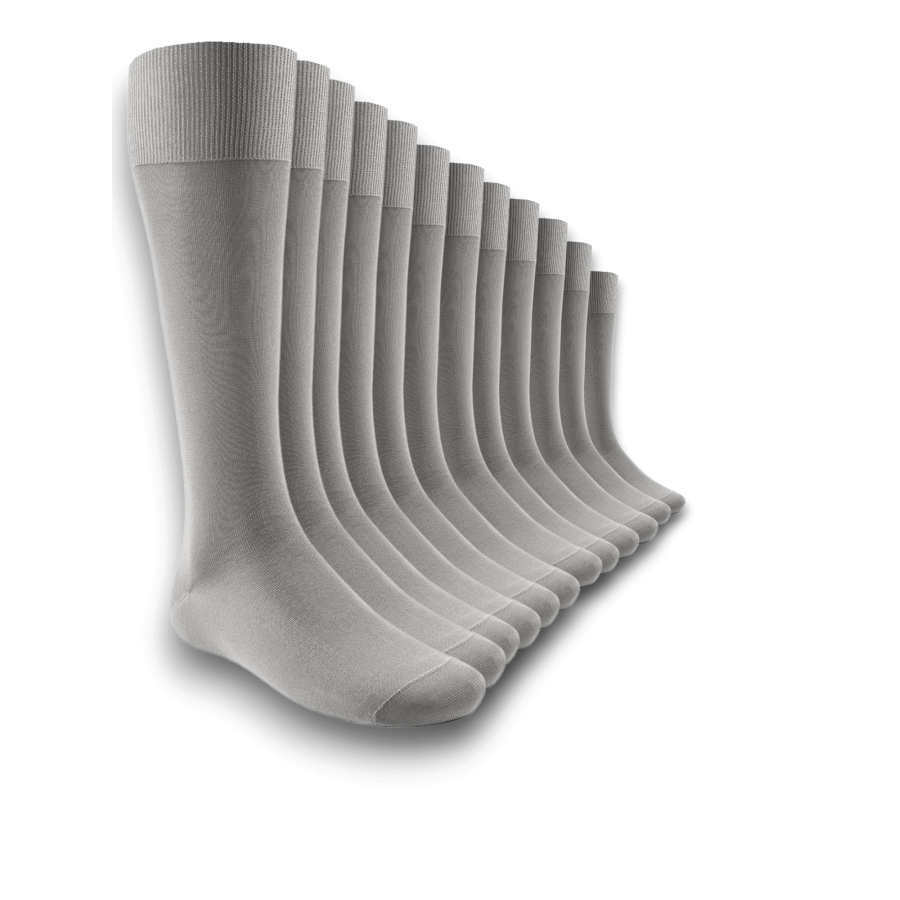 Lange Herrensocken 100 % Baumwolle *PROMO* Lagerbestand (6 Paar)