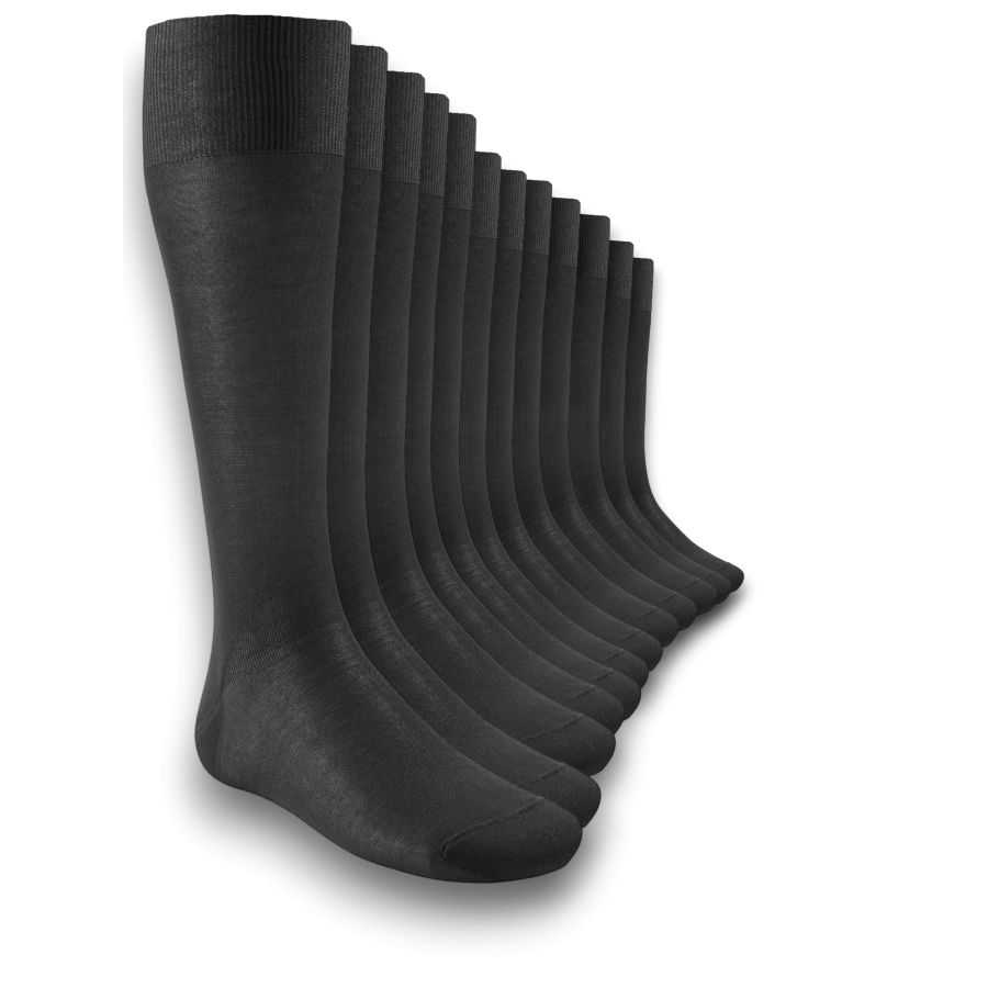 Men's long socks 100% cotton *PROMO* Stock (6 pairs)