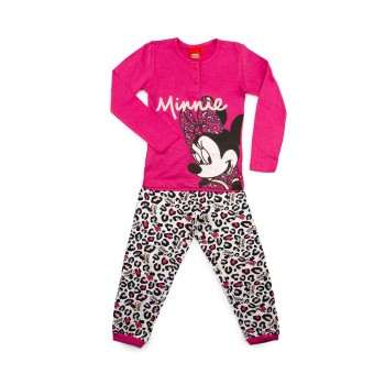 Leichter Minnie-Disney-Pyjama aus Baumwolle für Mädchen