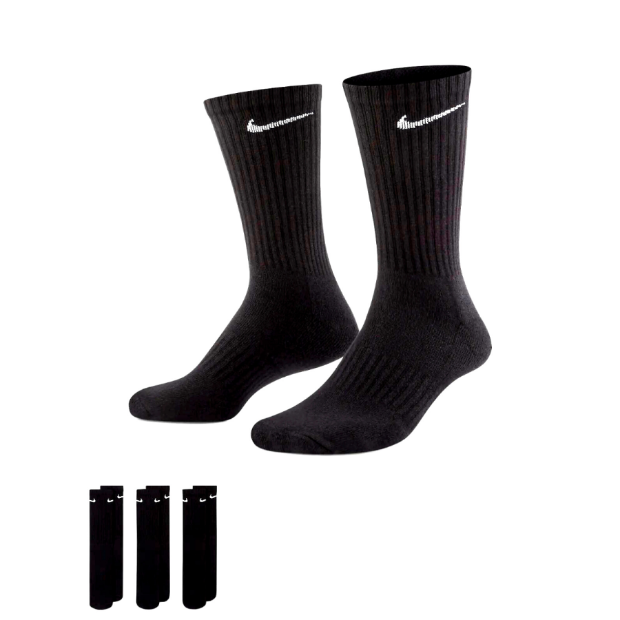 (6 paires) NIKE Chaussettes mi-mollet légères en coton