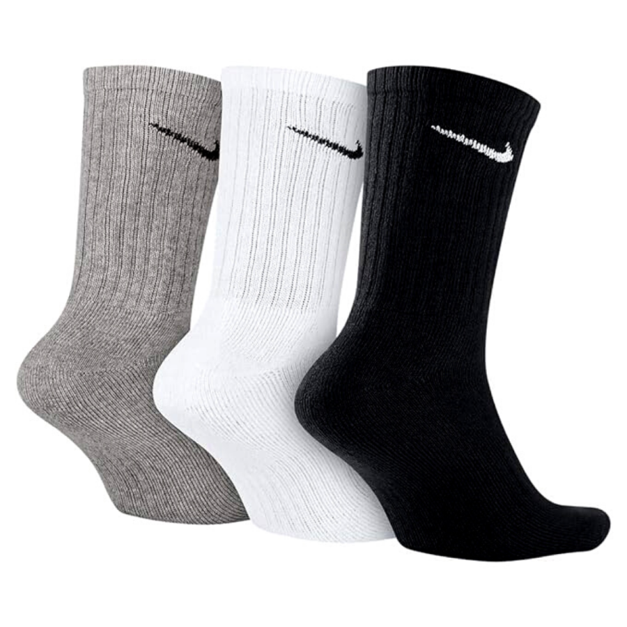 (6 paires) NIKE Chaussettes mi-mollet légères en coton