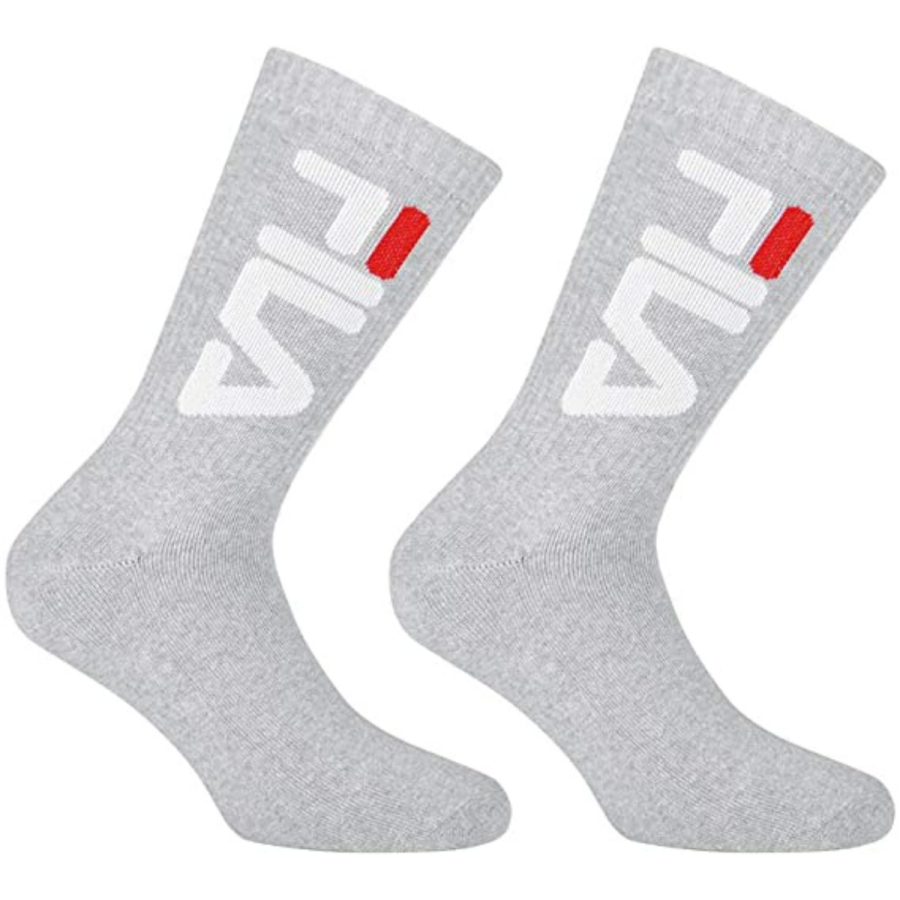 (6 paires) Chaussettes de tennis FILA en coton éponge doux