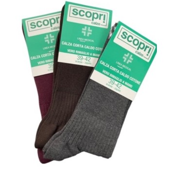 Chaussettes hygiéniques chaudes en coton stretch DÉCOUVRIR