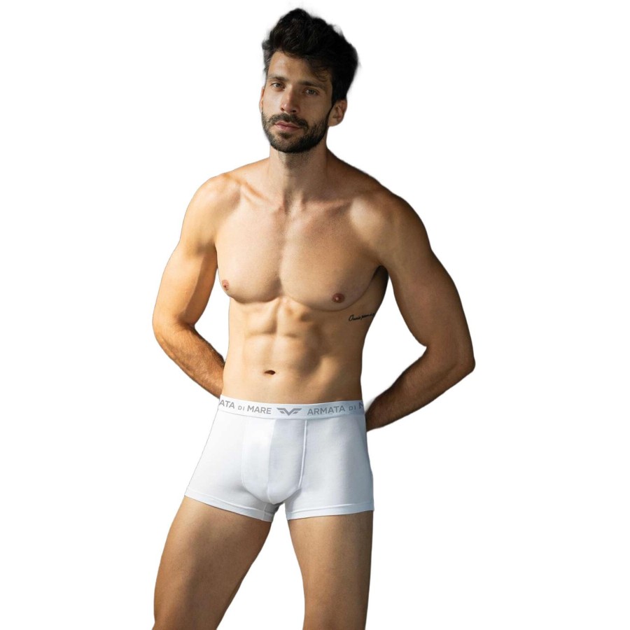 (3pz) Boxer da Uomo in Cotone Elasticizzato ARMATA DI MARE