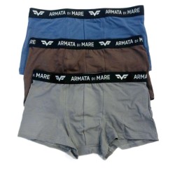 (3pcs) Boxers Homme en Coton Stretch ARMATA DI MARE