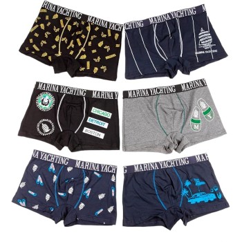 (6pcs) MARINA YACHTING stretch cotton boxer shorts