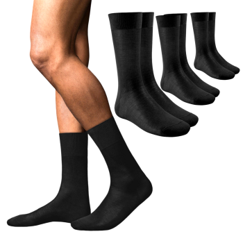 DUBLO high quality men's short wool blend socks MADE IN...