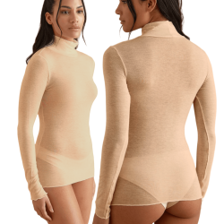 Pull col roulé modal+cachemire doux toucher JADEA
