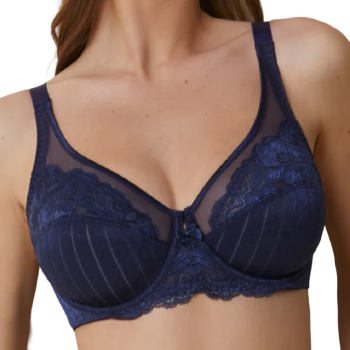 Reggiseno contenitivo in pizzo floreale con ferretto senza imbottitura SELENE