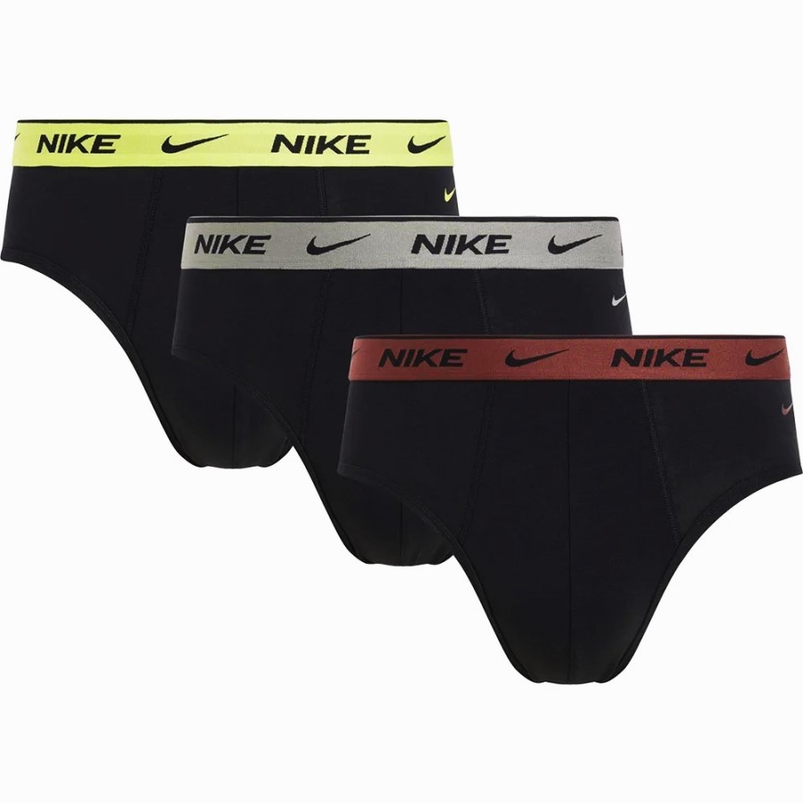 NIKE Herren-Slips aus DRI-FIT-Stretch-Baumwolle (3er-Pack)