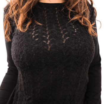 Maglia Sottogiacca Donna in Cotone Elasticizzato con...