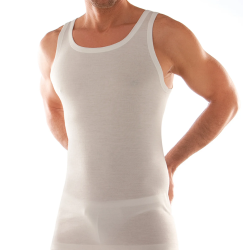 Tank top outside 65% wool - inside 100% cotton LIABEL
