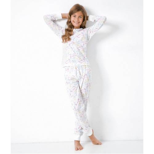 Pyjama léger en coton JADEA Licornes pour fille