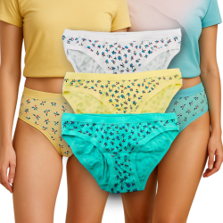 (3 Stück) EMY Frühlingsmode Baumwolle Mädchen Slips