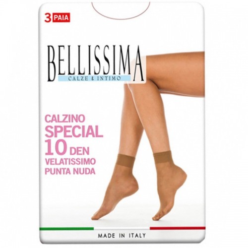 BELLISSIMA transparente Stretch-Socken mit 10 den