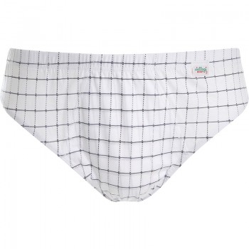 (6pcs) CIELLEGI men's briefs in pure cotton with lattice design