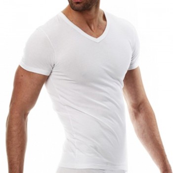 (6uds) Camiseta de algodón elástico para hombre XLIP