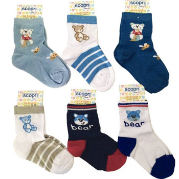 Baby Bear light cotton socks DISCOVER