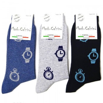 (3pcs) Chaussettes courtes chaudes en coton MASK-SOCK Watches