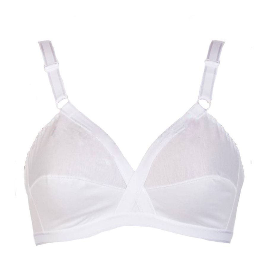 2pz Reggiseno In Cotone Gios Incrociato Senza Ferretto Ladyc