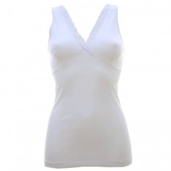 GICIPI 424 breast-shaped wide shoulder wool blend tank top