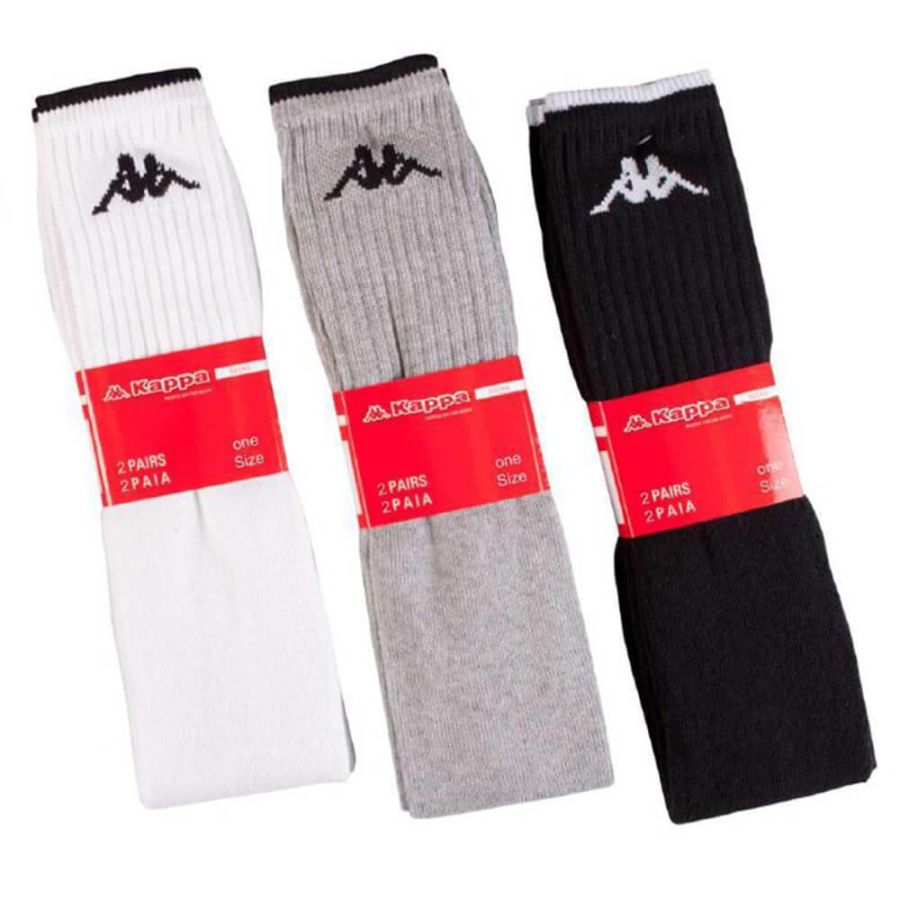 (6 pairs) KAPPA K001 long terry socks