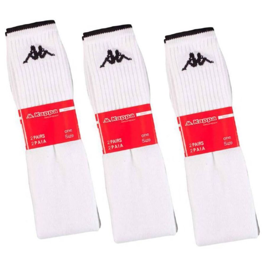 (6 pairs) KAPPA K001 long terry socks