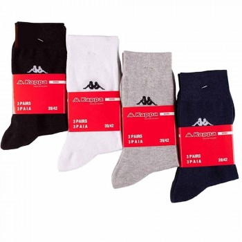 (6 Paar) KAPPA K546 Sportsocken aus elastischer Baumwolle