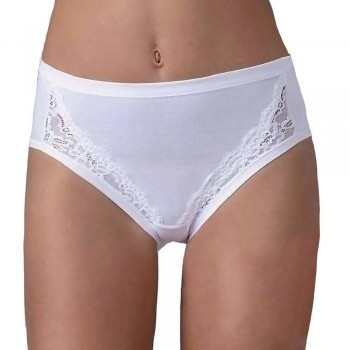 (6pcs) Jupe-culotte en coton et modal avec dentelle EMY 1988