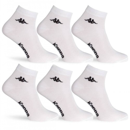 (6 paires) Chaussettes de sport KAPPA en coton stretch modèle BIKE K004