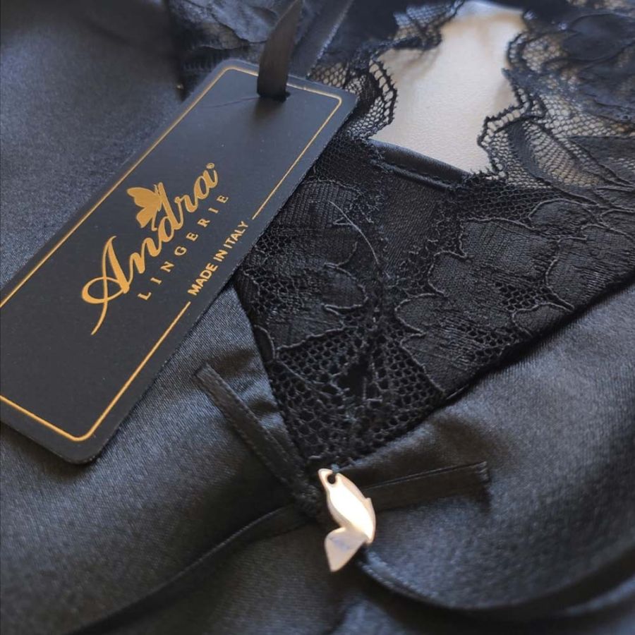 Babydoll + ANDRA satin brésilien