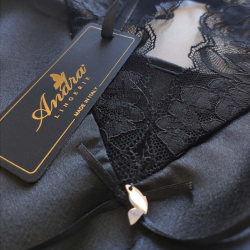 Babydoll + ANDRA satin brésilien