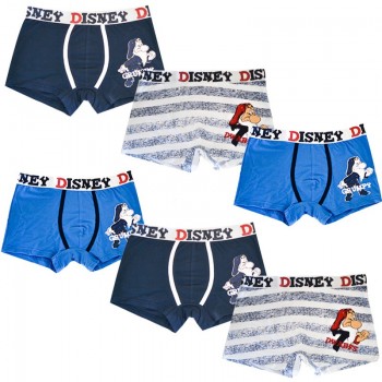 (6pcs) Disney men's boxers in stretch cotton with mixed...