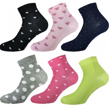 (6 paires) Chaussettes en coton à motifs COVERI selon...