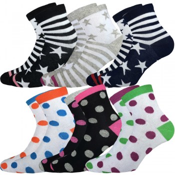 (6 paires) Différentes chaussettes jumelles en coton...