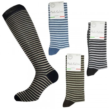 (4 Paar) MASK-SOCK lange elastische Baumwollsocken