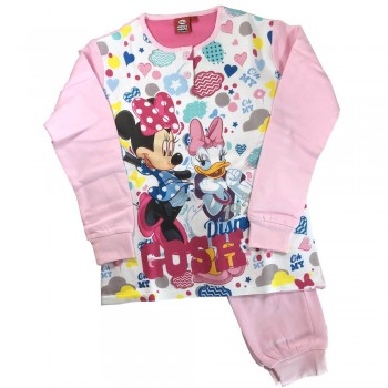 Pyjama d'hiver chaud en coton pour fille WALT-DISNEY - 7 ans