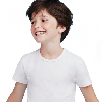 (3uds) Camiseta ELLEPI de algodón elástico para niño art. 4466