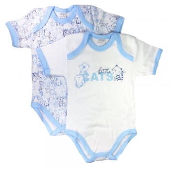 ELLEPI baby short-sleeved light cotton bodysuit