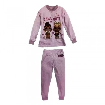 Pyjama d'hiver chaud en coton pour fille SABOR LOL