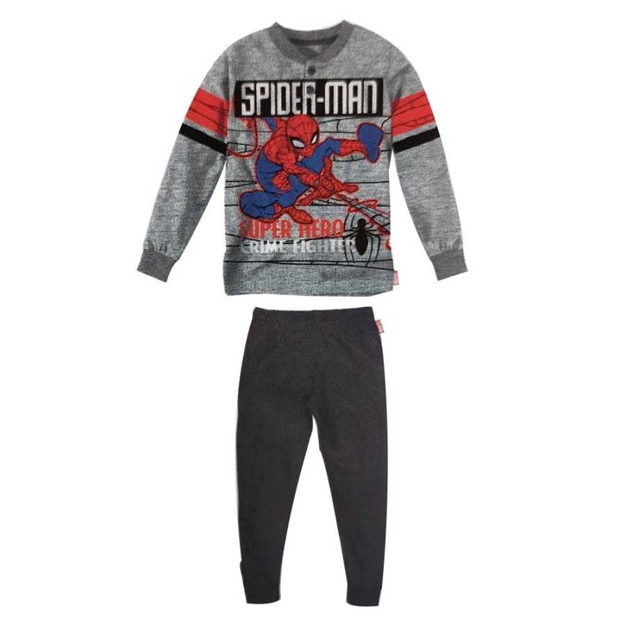 Warmer Spiderman-Winterpyjama aus Baumwolle für...