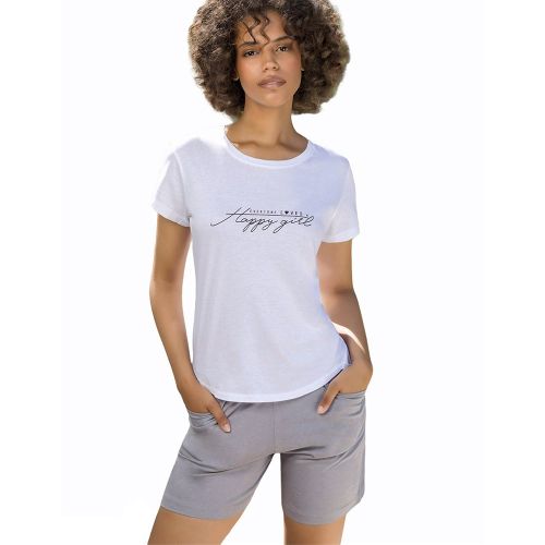 JADEA Sommer-T-Shirt-Pyjama mit Shorts