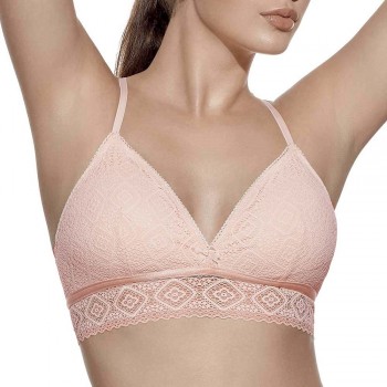 Brassiere senza ferretto in pizzo e tulle Selene Girl Kim