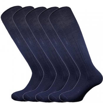 (5 paires) Chaussettes longues homme CIOCCA 50% laine rasée